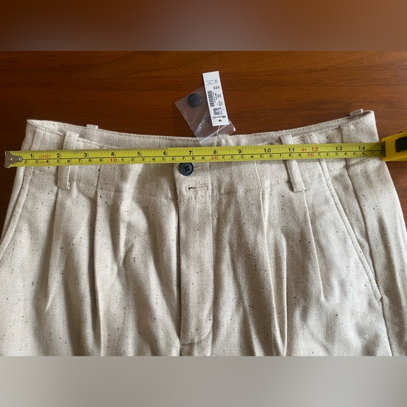 NWT | Madewell The Harlow Wide-Leg Pant in Herringbone Italian Fabric - Picture 10 of 10